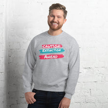 Load image into Gallery viewer, Caution Extinction Unisex Sweatshirt