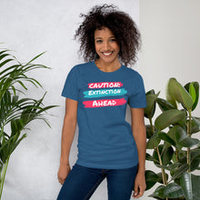 Load image into Gallery viewer, Caution Extinction Unisex T-Shirt