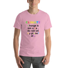 Load image into Gallery viewer, Climate Change Short-Sleeve Unisex T-Shirt