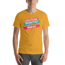 Load image into Gallery viewer, Caution Extinction Unisex T-Shirt