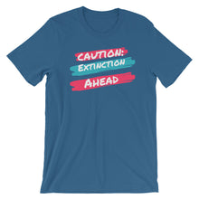 Load image into Gallery viewer, Caution Extinction Unisex T-Shirt