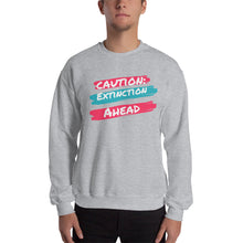 Load image into Gallery viewer, Caution Extinction Unisex Sweatshirt