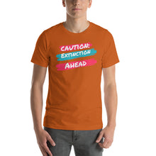 Load image into Gallery viewer, Caution Extinction Unisex T-Shirt