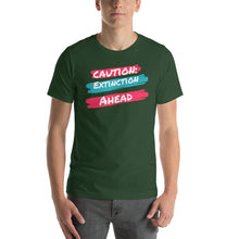 Load image into Gallery viewer, Caution Extinction Unisex T-Shirt