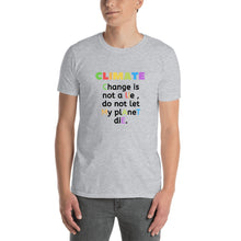 Load image into Gallery viewer, Climate Change Short-Sleeve Unisex T-Shirt