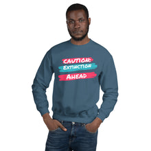 Load image into Gallery viewer, Caution Extinction Unisex Sweatshirt