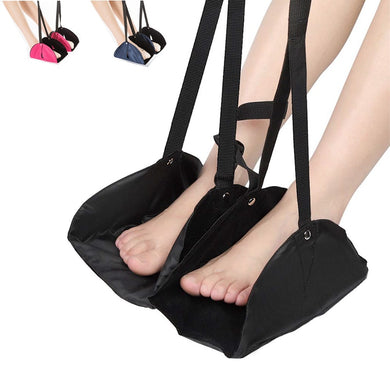 Portable Travel Airplane Chair Office Foot Hammock Comfy Hanger  Footrest