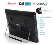 Load image into Gallery viewer, LEADSTAR D14 14 inch HD Portable TV DVB-T2 ATSC Digital Analog Television Mini Small Car TV Support MP4 AC3 HDMI Monitor for PS4