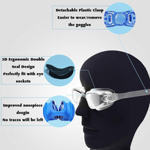 Load image into Gallery viewer, Myopia Swim Goggles Set with  Anti Fog & UV Protection