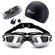Load image into Gallery viewer, Myopia Swim Goggles Set with  Anti Fog & UV Protection