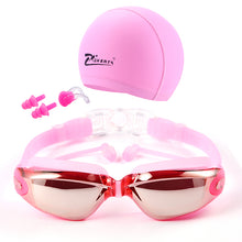 Load image into Gallery viewer, Myopia Swim Goggles Set with  Anti Fog & UV Protection