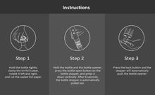 Load image into Gallery viewer, Automatic Stainless Steel Red Wine Bottle Opener  Kitchen Tool