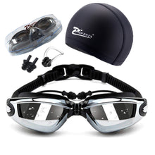 Load image into Gallery viewer, Myopia Swim Goggles Set with  Anti Fog & UV Protection