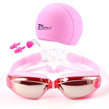 Load image into Gallery viewer, Myopia Swim Goggles Set with  Anti Fog & UV Protection