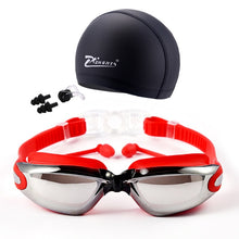 Load image into Gallery viewer, Myopia Swim Goggles Set with  Anti Fog & UV Protection