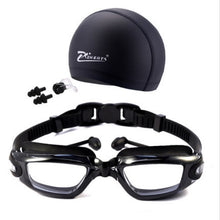 Load image into Gallery viewer, Myopia Swim Goggles Set with  Anti Fog & UV Protection