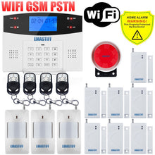 Load image into Gallery viewer, IOS Android APP Wired Wireless Home Security Alarm System