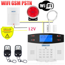 Load image into Gallery viewer, IOS Android APP Wired Wireless Home Security Alarm System
