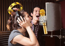Load image into Gallery viewer, Professional Wireless karaoke Microphone Speaker  withBluetooth Radio Studio Record