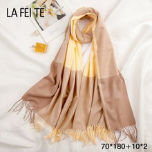 Load image into Gallery viewer, Cashmere Wool Winter Women Scarf