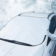 Load image into Gallery viewer, Car Windshield Snow Ice Sunshade Dust Frost Protector Cover with Mirror Cover