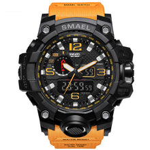 Load image into Gallery viewer, Black &amp; Yellow Military Watch