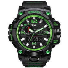 Load image into Gallery viewer, Black & Green Military Watch