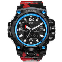 Load image into Gallery viewer, Red, Black Blue Military Watch