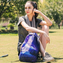 Load image into Gallery viewer, Purple Backpack for women