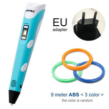 Load image into Gallery viewer, blue 3d pen for EU