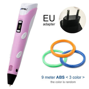 Pink 3d pen for EU