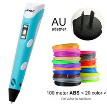 Load image into Gallery viewer, blue 3d pen for AU