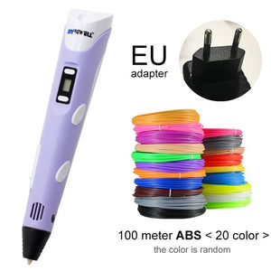 Purple 3d pen for EU