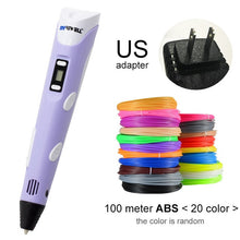 Load image into Gallery viewer, purple 3d pen for US