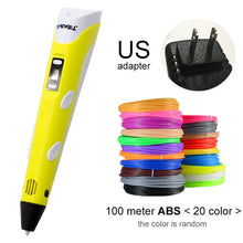 Load image into Gallery viewer, yellow 3d pen for US