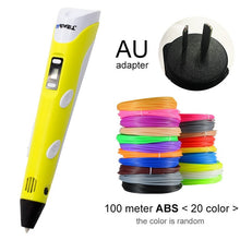Load image into Gallery viewer, yellow 3d pen for AU