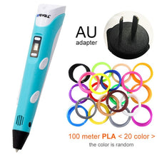 Load image into Gallery viewer, blue 3d pen for AU