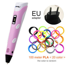 Load image into Gallery viewer, Pink 3d pen for EU