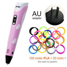 Load image into Gallery viewer, Pink 3d pen for AU