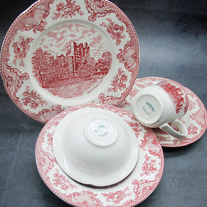 The Old Britain Castles Pink European Style Dinner Ware Ceramic Dishes