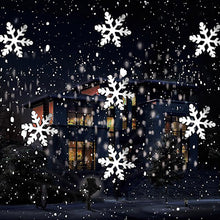 Load image into Gallery viewer, Christmas Snowflake Laser Light Snowfall Projector IP65