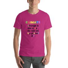 Load image into Gallery viewer, Climate Change Short-Sleeve Unisex T-Shirt