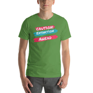 Caution Extinction Unisex T-Shirt