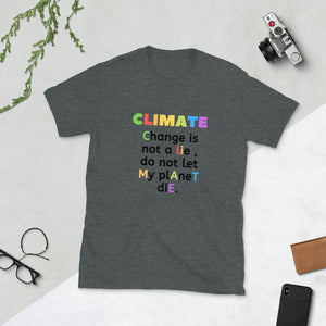 Climate Change Short-Sleeve Unisex T-Shirt