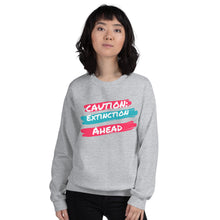 Load image into Gallery viewer, Caution Extinction Unisex Sweatshirt