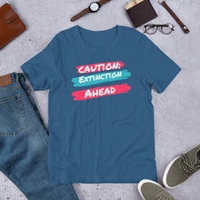 Load image into Gallery viewer, Caution Extinction Unisex T-Shirt