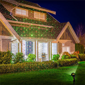 Outdoor Moving Christmas Laser Projector Outdoor Landscape Lawn Garden Light