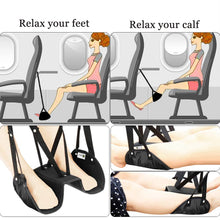 Load image into Gallery viewer, Portable Travel Airplane Chair Office Foot Hammock Comfy Hanger  Footrest