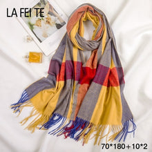 Load image into Gallery viewer, Cashmere Wool Winter Women Scarf