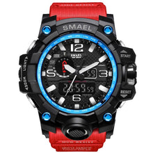 Load image into Gallery viewer, Red &amp; Blue Military Watch